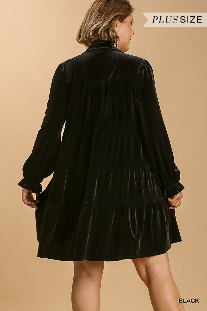 Midnight Magic Velvet Dress