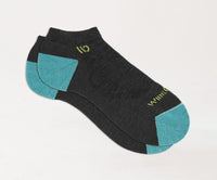 Women's Solid Midweight No Show Socks