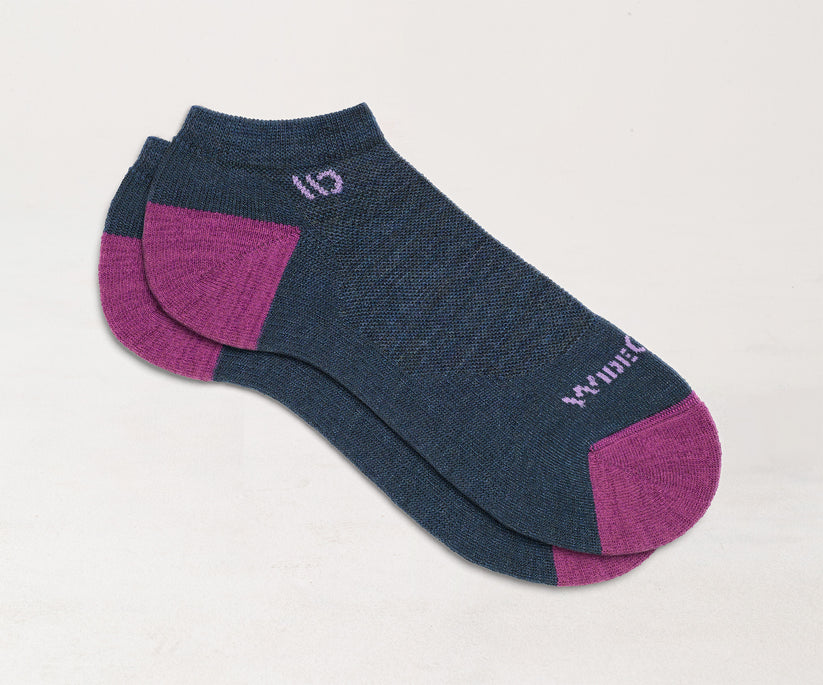 Women's Solid Midweight No Show Socks