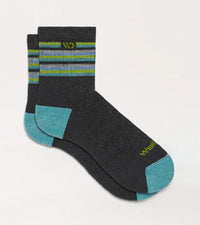 Women's Multi Stripe Cushioned Micro Crew Socks