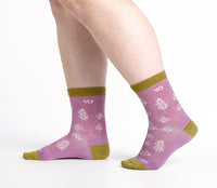 Women's Foliage Lightweight Micro Crew Socks