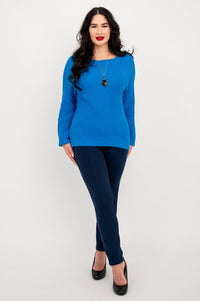 Davis Cotton Sweater | Marine