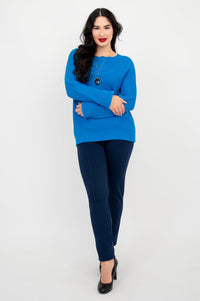 Davis Cotton Sweater | Marine