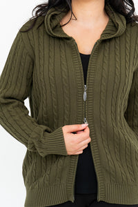 Elsie Cotton Sweater | Olive