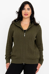 Elsie Cotton Sweater | Olive