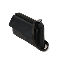 RFID Phone Wallet Crossbody | Black Twill