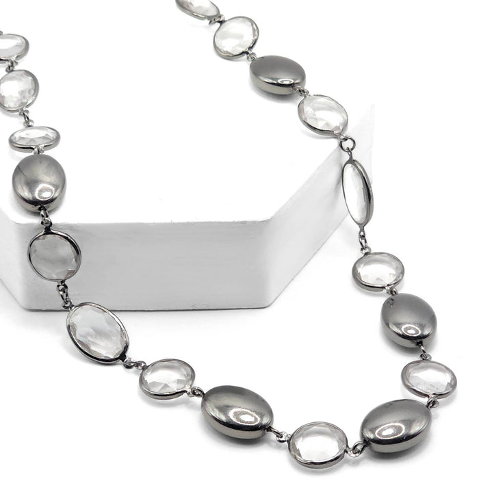 Mirrorlight Medley Hematite Necklace