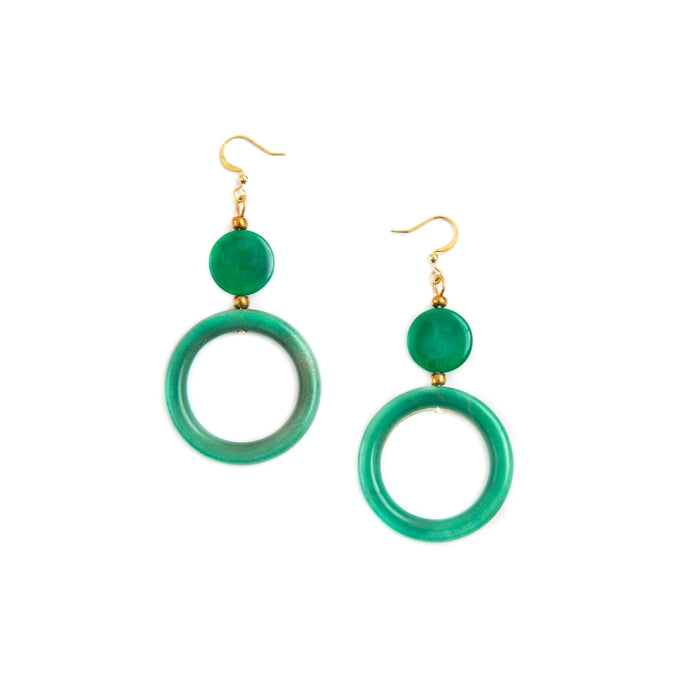 Salma Earrings | Emerald