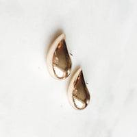 Water-Drop Post Earrings | Gold