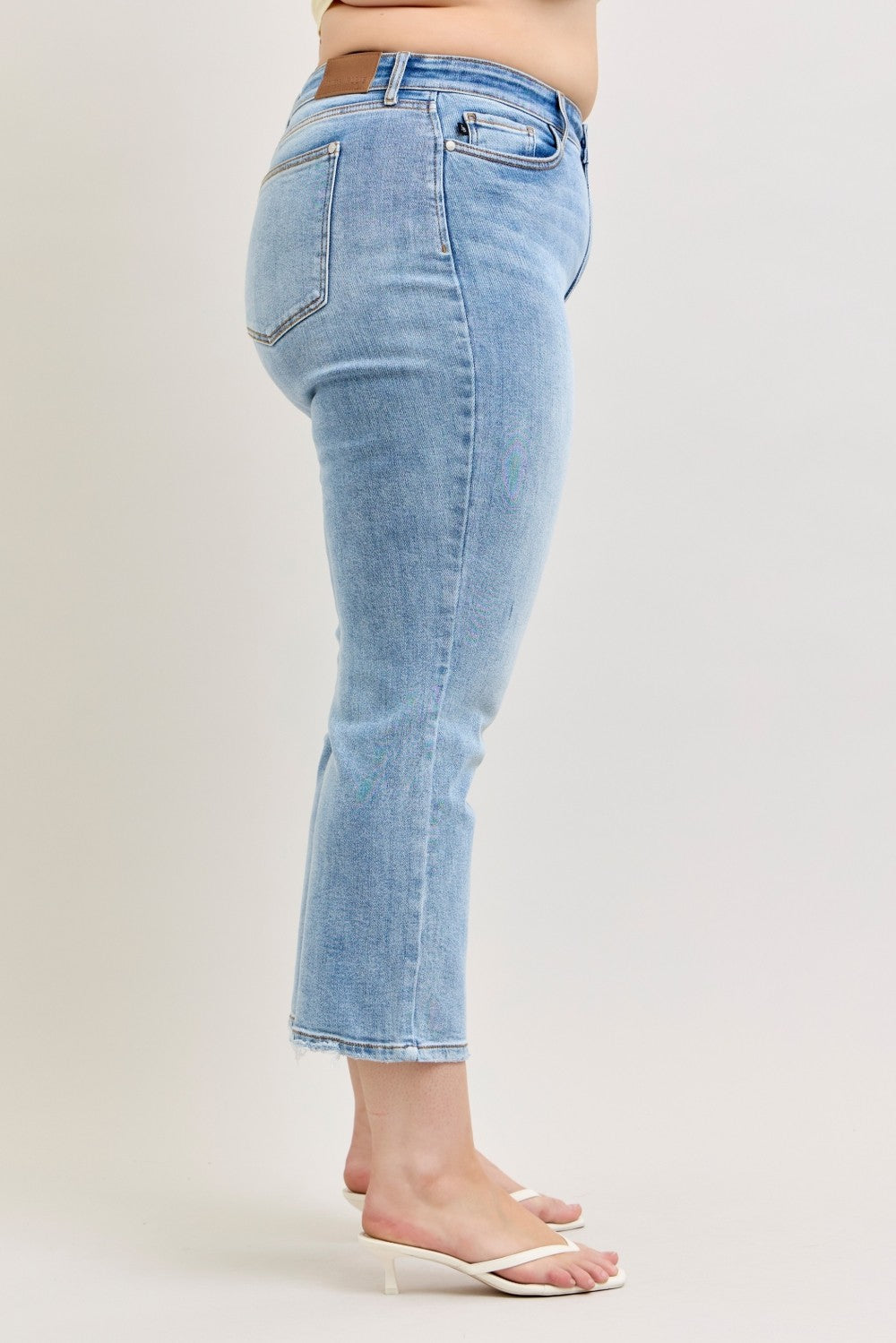 High Rise Ankle Straight