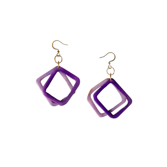 Sansa Earrings | Purple/Lavender