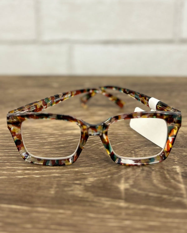 Multicolor Tortoise Square Readers - RS4109
