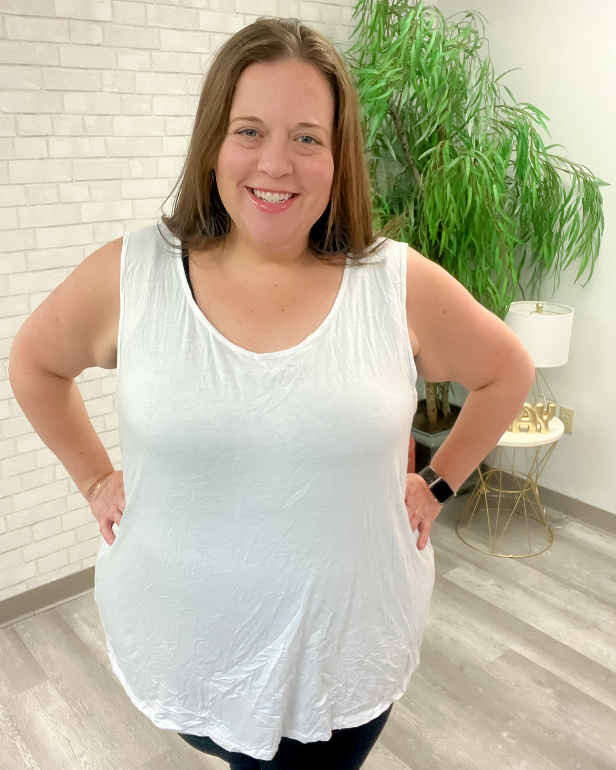Dilly Essential Tank in White