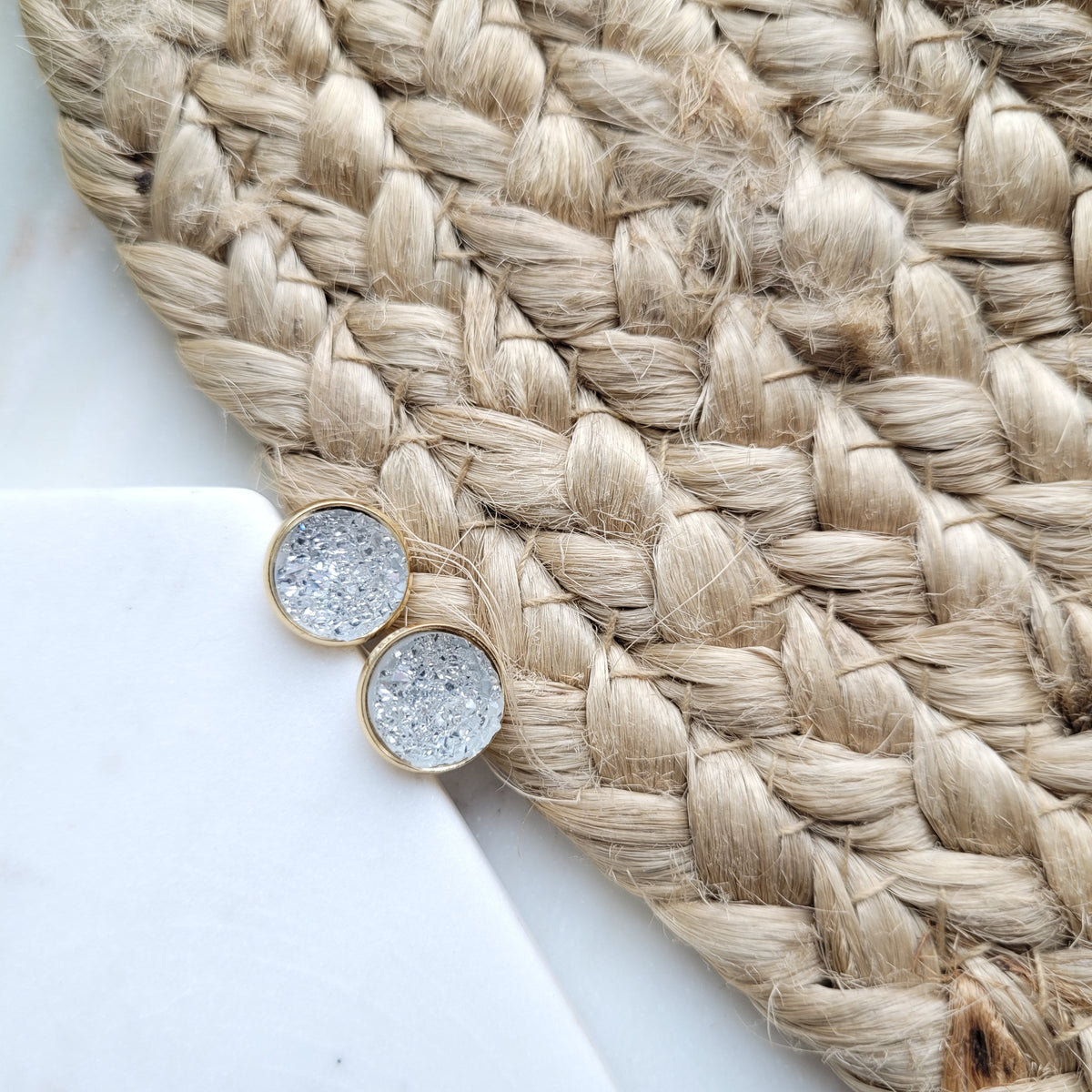 Geode Druzy Studs