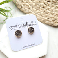 Geode Druzy Studs