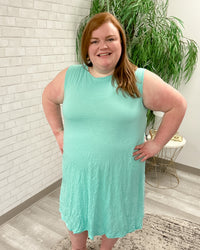 Reina Tank Dress in Mint