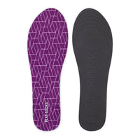 Flat Socks in Purple Passion