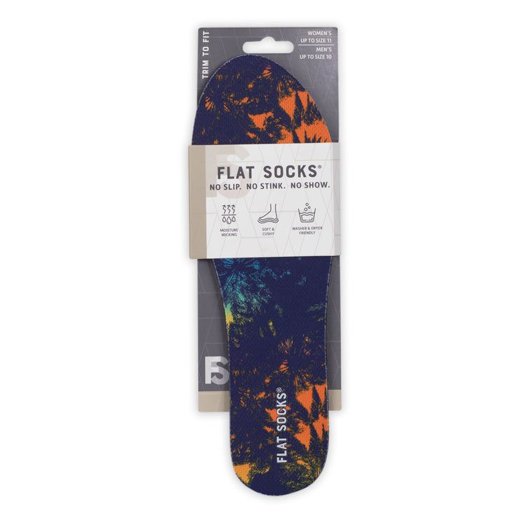 Flat Socks in Tropical Multi