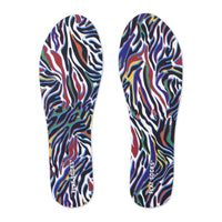 Flat Socks in Zebra Abstract