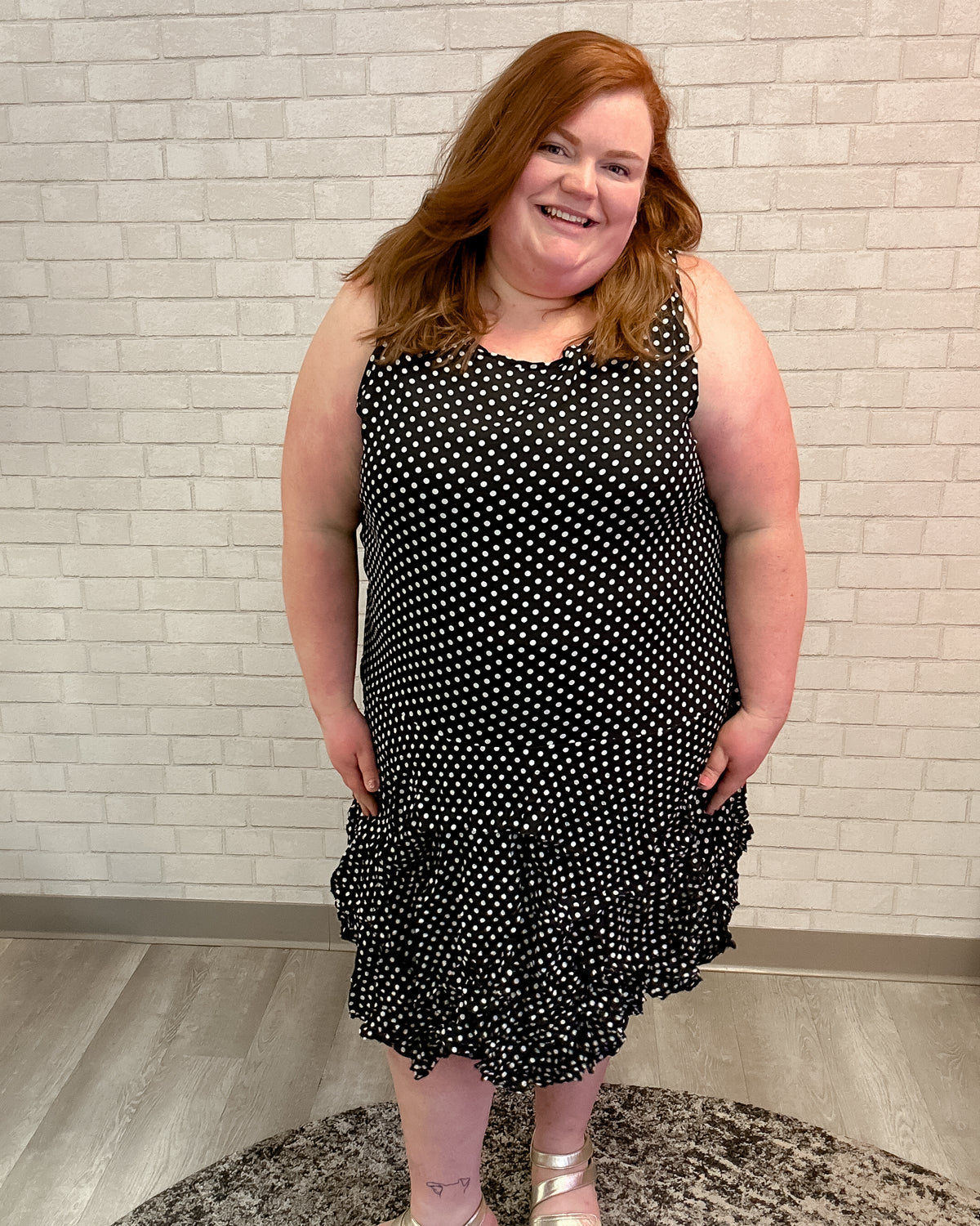 Dot Tiered Dress