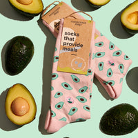 Socks that Provide Meals - Avocado