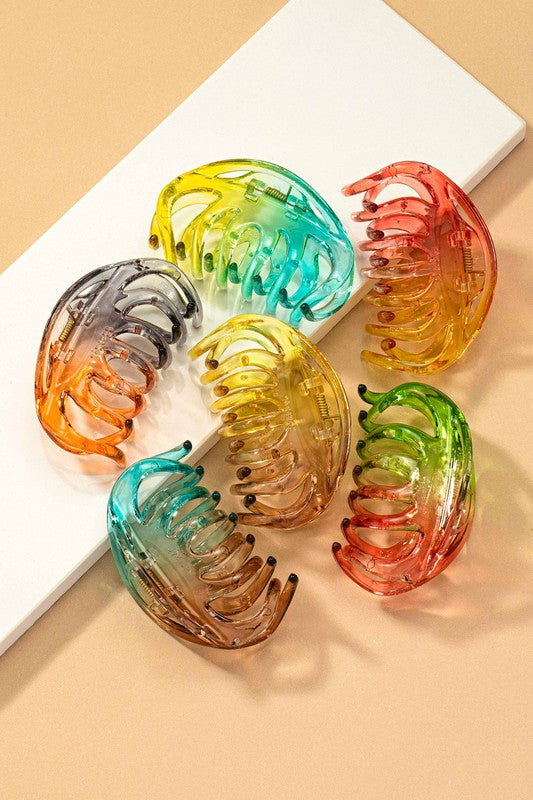Neon Ombre Hair Claw