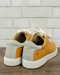 Limoges Lace Up Sneaker in Mustard - Wide Width!