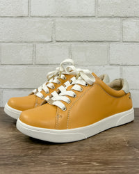 Limoges Lace Up Sneaker in Mustard - Wide Width!