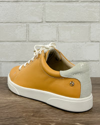 Limoges Lace Up Sneaker in Mustard - Wide Width!