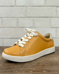 Limoges Lace Up Sneaker in Mustard - Wide Width!