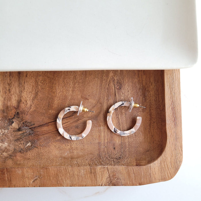 Cam Mini Hoops | Sandstone