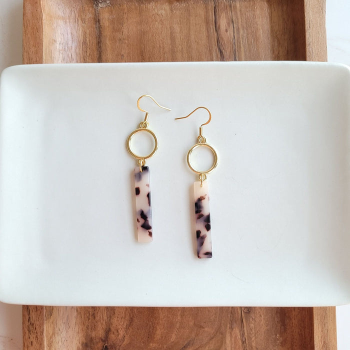 Isabella Earrings | Blonde Tortoise