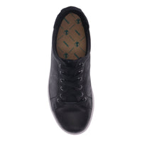 Limoges Lace Up Sneaker in Onyx - Wide Width!