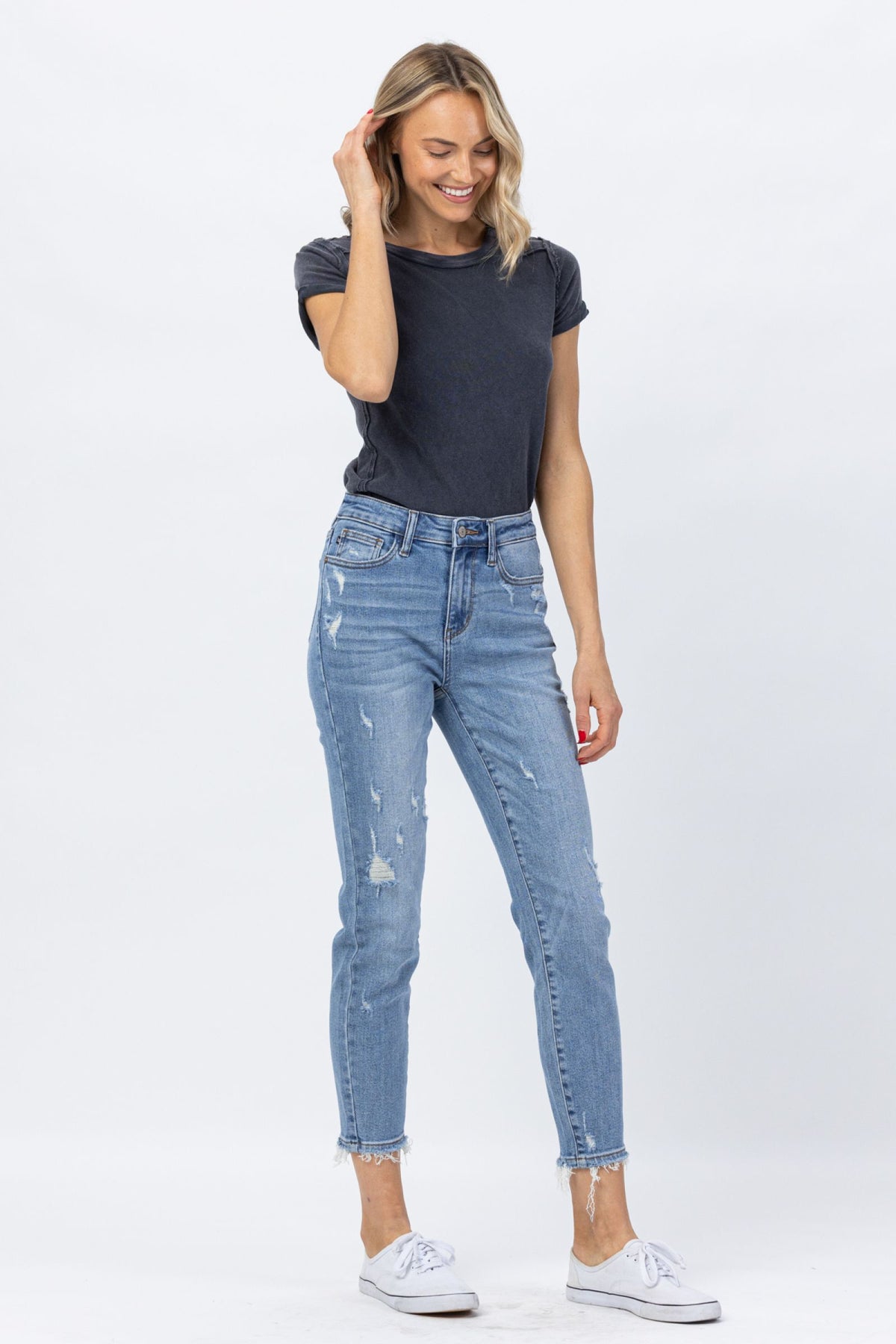 Mineral Washed Relaxed Fit Jean