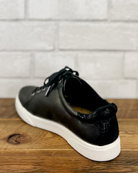 Limoges Lace Up Sneaker in Onyx - Wide Width!