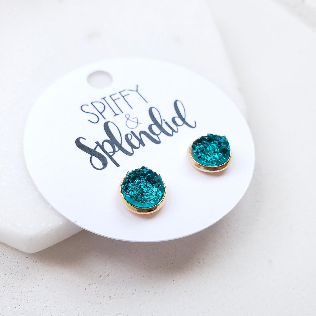 Geode Druzy Studs