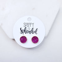 Geode Druzy Studs