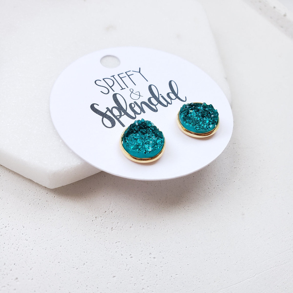 Geode Druzy Studs