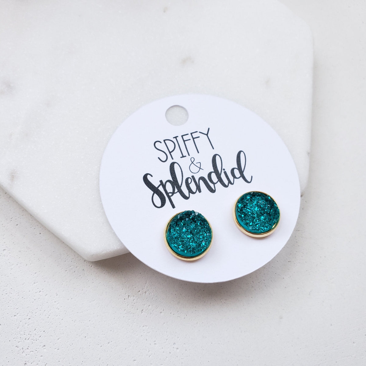 Geode Druzy Studs